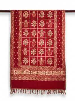 Woolen Maroon Stole for Girls and Women