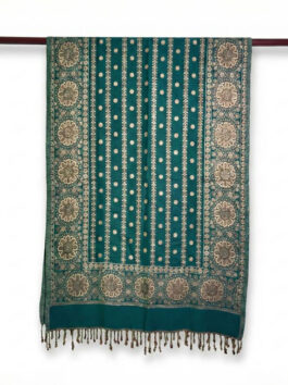 Woolen Green Stole for Girls and Women
