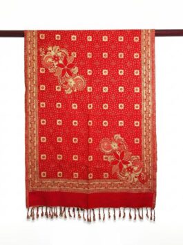Woolen Red Stole for Girls and Women