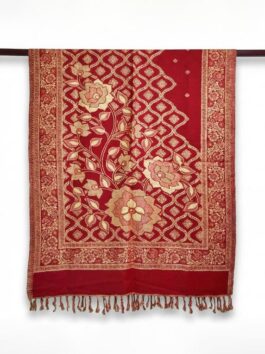 Woolen Maroon Stole for Girls and Women