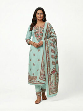 Woolen Suit with beautiful print design